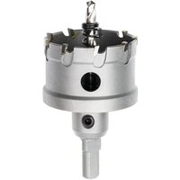 Metallbohrer, Wolframkarbidzähne, für Edelstahlblech, Legierung, Eisen, Holz (50 mm) von TIGREZY