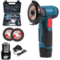 Mini-Akku-Winkelschleifer, 12-V-Akku-Winkelschleifer zum Schleifen und Schneiden, Polieren Mini-Akku-Winkelschleifer, 12-V-Akku-Winkelschleifer zum Schleifen und Schneiden, Polieren von TIGREZY