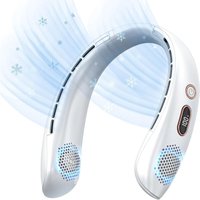 Nackenventilator, tragbarer flügelloser Ventilator, 6000-mAh-Akku, über USB wiederaufladbar, LED-Anzeige, 360°-Kühlung, 3 Geschwindigkeiten, leise, Nackenventilator, tragbarer flügelloser Ventilator, 6000-mAh-Akku, über USB wiederaufladbar, LED-Anzeige, 360°-Kühlung, 3 Geschwindigkeiten, leise, von TIGREZY