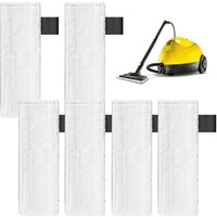 Packung mit 6 Mikrofaser-Ersatztüchern für Kärcher Easyfix Dampfreiniger-Modelle SC1, SC2, SC3, SC4, SC5 Packung mit 6 Mikrofaser-Ersatztüchern für Kärcher Easyfix Dampfreiniger-Modelle SC1, SC2, SC3, SC4, SC5 von TIGREZY