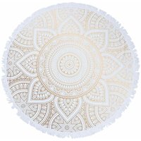 Schnelltrocknendes rundes Strandtuch, Strandtuch mit abstraktem Mandala-Muster, Yogamatte, Duschtuch, Badetuch - Tigrezy Schnelltrocknendes rundes Strandtuch, Strandtuch mit abstraktem Mandala-Muster, Yogamatte, Duschtuch, Badetuch - Tigrezy von TIGREZY