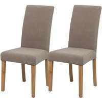 Stuhlhussen für Esszimmerstühle, 2er-Set, Jacquard-Stretch-Stuhlbezug für die Küche, abnehmbar und waschbar, Stuhlhussen als Schutz, für Zuhause, Stuhlhussen für Esszimmerstühle, 2er-Set, Jacquard-Stretch-Stuhlbezug für die Küche, abnehmbar und waschbar, Stuhlhussen als Schutz, für Zuhause, von TIGREZY