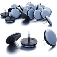 Tigrezy - 1' Möbelgleiter zum Aufnageln (24er-Pack) - Hochleistungs-Stuhlgleiter aus ptfe (Teflon) gleiten über Holzmöbel. Bewegen Sie Ihre Möbel von TIGREZY