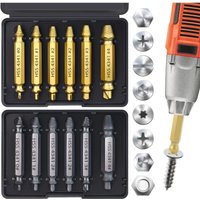 Tigrezy - 12er-Pack Schraubenausdreher, Gold- und Silber-Schraubenausdreher-Set, einfaches Entfernen von rostigen und abgebrochenen Schrauben und von TIGREZY