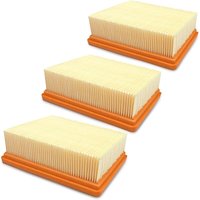 Tigrezy - 3er-Pack Ersatzfilter, Flachfaltenfilter, Hepa-Filter-Zubehör-Set, Flachfalten-Staubsauger-Ersatzfilter, kompatibel mit Kärcher WD5 WD4 MV4 von TIGREZY
