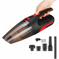 Akku-Handstaubsauger, wiederaufladbarer Autostaubsauger 5000PA hepa Cyclonic Leistungsstarker 120W 2200mAh Lithium-Akku Nass-Trockenreinigung von TIGREZY