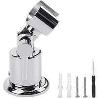 Tigrezy - Duschkopfhalter aus Metall, 180-Grad-Brausehalter, Duschkopfhalterung, verstellbarer Duschkopfaufhänger, Wandmontage-Handbrausehalter mit Tigrezy - Duschkopfhalter aus Metall, 180-Grad-Brausehalter, Duschkopfhalterung, verstellbarer Duschkopfaufhänger, Wandmontage-Handbrausehalter mit von TIGREZY