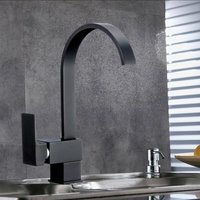 Küchenarmatur Schwarz Wasserhahn Küchenspüle Wasserhahn Waschbecken Wasserhahn Mischbatterie Küchenarmatur Mischbatterie Badezimmer von TIGREZY