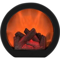 Tigrezy - LED-Kaminlaterne mit Touch-Schalter, realistische Flammen-Kaminlampe, USB-betrieben (gewölbte Kaminlampe) von TIGREZY