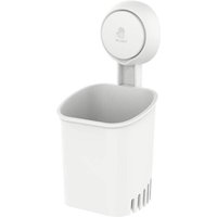 Leistungsstarker Zahnbürstenhalter mit Saugnapf, bohrfreier Wand-Duschhalter für Zahnbürste, Zahnpasta, Rasierer, selbstentleerender Leistungsstarker Zahnbürstenhalter mit Saugnapf, bohrfreier Wand-Duschhalter für Zahnbürste, Zahnpasta, Rasierer, selbstentleerender von TIGREZY