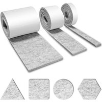 Tigrezy - Rollen selbstklebender Filz (100 cm x 10 cm, 100 cm x 5 cm, 100 cm x 2 cm), Filzunterlage, Filzgleiter für Möbel, selbstklebender von TIGREZY