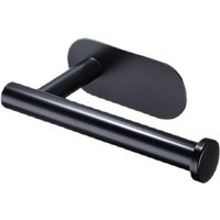 Selbstklebender Toilettenpapierhalter, ohne Bohren, Toilettenpapierhalter, abs, schwarz Selbstklebender Toilettenpapierhalter, ohne Bohren, Toilettenpapierhalter, abs, schwarz von TIGREZY