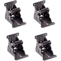 Tigrezy - Selbstsichernde Scharniere, zusammenklappbare Stützhalterung, Beinbeschläge und Eckstrebe, für zusammenklappbare Werkbank mit von TIGREZY