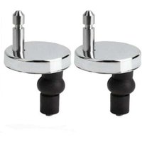 Tigrezy - Set mit 2 universellen Toilettensitz-Aufsätzen, aufklappbarem Toilettendeckel, Toilettendeckel-Befestigungen, geeignet für alle Arten von von TIGREZY