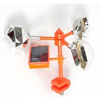 Tigrezy - Vogelschreck-Reflektor und Windrad mit Ton, 360° solarbetriebene intelligente Sprachbox, reflektierend, zum Verscheuchen von Vögeln vom Tigrezy - Vogelschreck-Reflektor und Windrad mit Ton, 360° solarbetriebene intelligente Sprachbox, reflektierend, zum Verscheuchen von Vögeln vom von TIGREZY