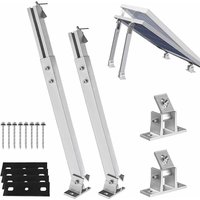 Tigrezy - neigbare Solarpanel-Halterung, Luriseminger verstellbare Winkel-Solarpanel-Montagehalterung, unterstützt Solarmodule bis zu 350 w von TIGREZY