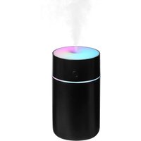 Tragbarer Mini-Luftbefeuchter – kleiner wiederaufladbarer persönlicher Luftbefeuchter mit kühlem Nebel und einstellbarem, buntem Stimmungslicht für von TIGREZY