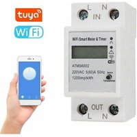 Tuya WiFi Smart Electric Meter Smart Energy Meter Timer Handy app Fernbedienung - Tigrezy Tuya WiFi Smart Electric Meter Smart Energy Meter Timer Handy app Fernbedienung - Tigrezy von TIGREZY
