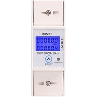 Unter einphasigem Stromzähler 80 a max. modular, einfacher Tarif, LCD-Display, Teilrückstellung Unter einphasigem Stromzähler 80 a max. modular, einfacher Tarif, LCD-Display, Teilrückstellung von TIGREZY