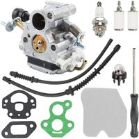 Vergaser für Husqvarna 435 435E 440 440E CS410 CS2240 CS2240S Kettensäge. Ersetzt C1T-EL41 C1T-EL41A 506450501, mit Luftfilter, Kraftstoffleitung und von TIGREZY