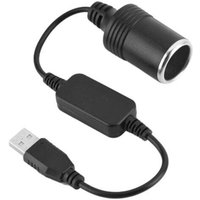 Tigrezy - Zigarettenanzünder-Adapter-Konverter, USB-Anschluss auf Kabel, 12-V-Zigarettenanzünder-Konverter-Adapter von TIGREZY
