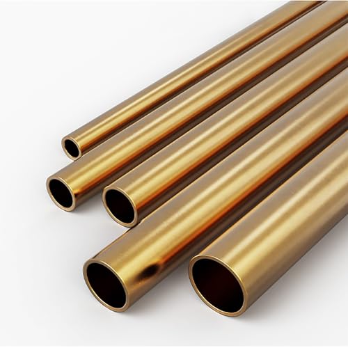 TIHONORI 1 Stück Messingrohr 500mm Länge, Außendurchmesser 6,5-10mm, Nahtloses Messingrohr, Präzisionsrohr für Basteln und DIY-Projekte,7 * 0.5mm TIHONORI 1 Stück Messingrohr 500mm Länge, Außendurchmesser 6,5-10mm, Nahtloses Messingrohr, Präzisionsrohr für Basteln und DIY-Projekte,7 * 0.5mm von TIHONORI
