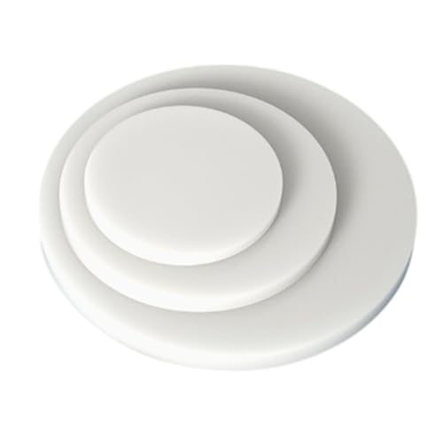 TIHONORI 1 Stück Weiße Pp Runde Kunststoffplatte, Hartplastik-Scheibenpad, Runde Aquarienabdeckung, Durchmesser 120 Mm, Dicke 20-30 Mm,30mm TIHONORI 1 Stück Weiße Pp Runde Kunststoffplatte, Hartplastik-Scheibenpad, Runde Aquarienabdeckung, Durchmesser 120 Mm, Dicke 20-30 Mm,30mm von TIHONORI