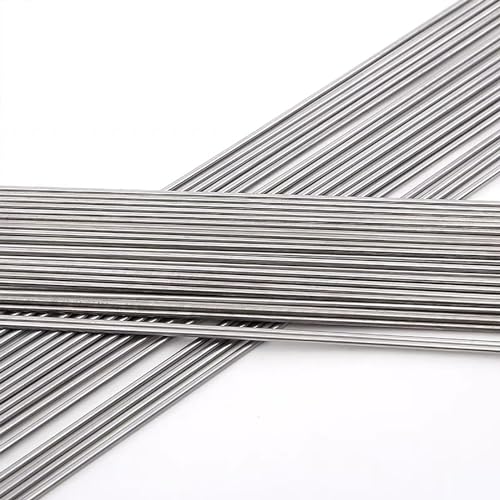 TIHONORI 50CM 304 Edelstahl Federdraht Hartdraht Voller Hartdraht gerader Draht 2-5mm Federstahldraht, elastischer Stahlstab Rundstab,20Pcs/2.5mm von TIHONORI