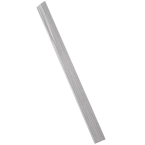 TIHONORI Durchmesser 2,5 mm-5 mm Harter voller gerader Federstahldraht Länge 50 cm 20 STÜCKE Edelstahl-Federdraht für Kunsthandwerk,2.5mm von TIHONORI