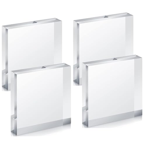 TIHONORI Klarer Acryl-Display-Block - Polierte Acryl-Quadratblöcke - Acryl-Display-Ständer Für Ringschaukästen Und Sammlungen,80x80x30mm 4 Pcs TIHONORI Klarer Acryl-Display-Block - Polierte Acryl-Quadratblöcke - Acryl-Display-Ständer Für Ringschaukästen Und Sammlungen,80x80x30mm 4 Pcs von TIHONORI