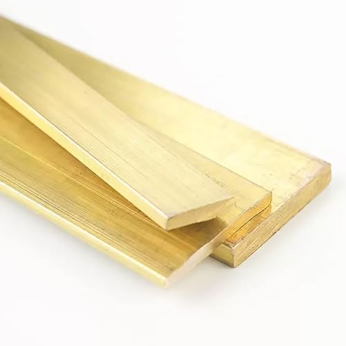 TIHONORI Messing-Flachstange, 2-32 Mm Dicke, 3-100 Mm Breite, 100/500 Mm Länge, Messing-Flachstangenmaterial, Vollblech-Walzwerk,6mm*8mm*500mm TIHONORI Messing-Flachstange, 2-32 Mm Dicke, 3-100 Mm Breite, 100/500 Mm Länge, Messing-Flachstangenmaterial, Vollblech-Walzwerk,6mm*8mm*500mm von TIHONORI
