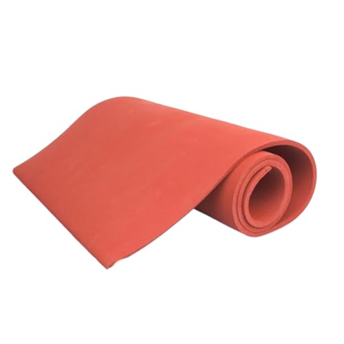 TIHONORI Rote Silikon-Schaumplatten Silikonmatten-Schwammplatten, Hohe Temperaturbeständigkeit, 500X500mm, Dicke 1-3Mm,2mm TIHONORI Rote Silikon-Schaumplatten Silikonmatten-Schwammplatten, Hohe Temperaturbeständigkeit, 500X500mm, Dicke 1-3Mm,2mm von TIHONORI