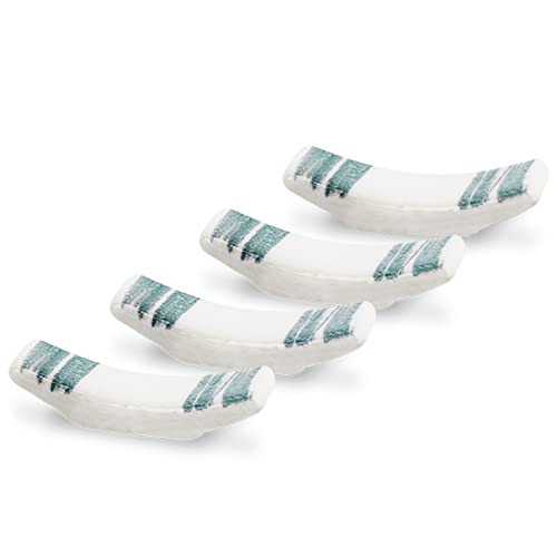 Essstäbchenablage 4er Set aus Keramik im japanischen Stil Essstäbchenhalter Ständer Löffel Gabel Messer Porzellanhalter Geschenkset von TIICOO