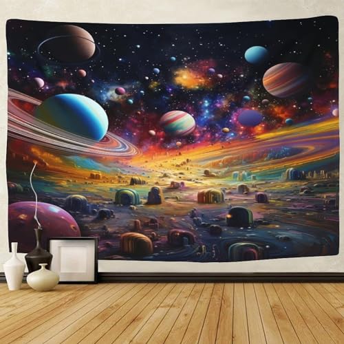 TIICZAAKL Tapisserie Planet Wandteppich Wandbehang Galaxie 3D-Druck Wandtuch Gobelin Tapestry Raumdekoration Für Wohnzimmer Schlafzimmer Dekor,Picknickdecke Yogamatte 130cmx150cm TIICZAAKL Tapisserie Planet Wandteppich Wandbehang Galaxie 3D-Druck Wandtuch Gobelin Tapestry Raumdekoration Für Wohnzimmer Schlafzimmer Dekor,Picknickdecke Yogamatte 130cmx150cm von TIICZAAKL