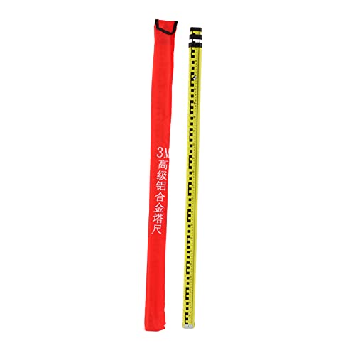 Messstäbe, 3 Meter Doppelte Seite Teleskop Lineal Teleskop -Pol -Lineal -Lineal -Lineal Aluminium -Legierung Versenkbares Lineal Compact Telescoping Messstab von TIKATARER
