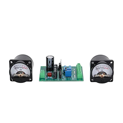 TIKATARER 3pcs Vu-Level-Messgerät Audio-Treiber-Board-Modul Set Stereoverstärker-Verstärker-Tafel DC 9-12V mit Einfachem Design und Konsistenter Qualität für Crimp-Terminals mit Mittlerer von TIKATARER