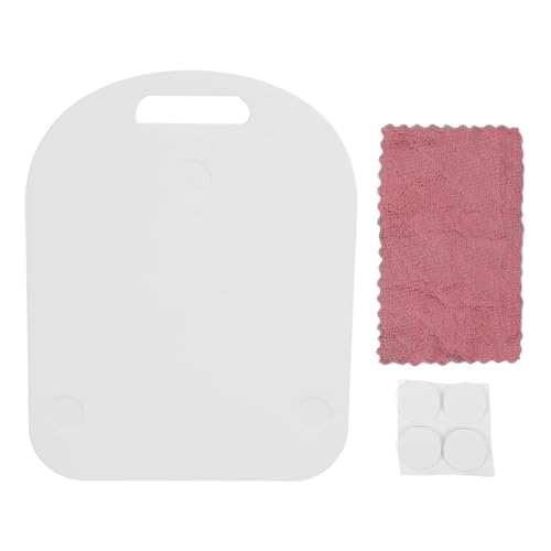 TIKATARER Acryl-ABS-Schiebe-Tablett für TM5/TM6 & Küchengeräte, 36x28cm Arbeits Platten-Organizer, Anti-Scratch & Platzsparend, Mehrzweck für Mixer & Kaffee Maschinen (weiß) (5 mm / 0,2 Zoll Dicke) von TIKATARER