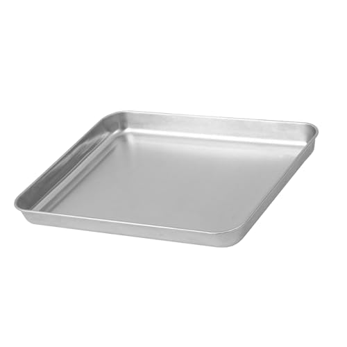 TIKATARER Backblech, Backbleche mit Edelstahl -Brotschale Verdickter Backschalen Backblech für Innovatives Rechteckiges Grillschale (#1) von TIKATARER
