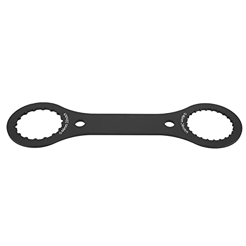 TIKATARER Bottomhalterung Schraubenschlüssel, 44 Mm 46 Mm 16 24 Notch Aluminium Legierung Bottom Bracket Entfernung Werkzeug Bottomhalterung Spanner Gerade Zahnform für die Installation der Dub von TIKATARER