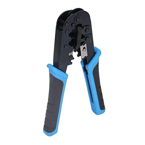 TIKATARER Crimpabzange, Draht Crimper Tool RJ Draht Crimp Ethernet Crimper Schnittstreifen Werkzeug Elektriker Zange für 8p 6p für Ethernet -Telefonkabel von TIKATARER