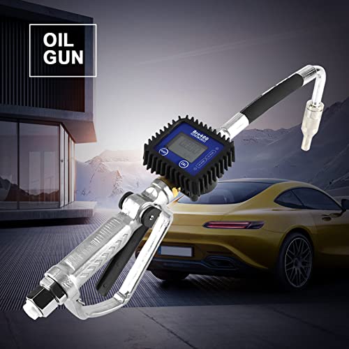 TIKATARER Digitalöl Steuerventilmesser Düsendüsenströmungsmesser mit Durchflussmesser 1PC Digitaler Kraftstoffpistole Zum Füllen von Flüssigkeit Wie, Kerosin, Benzin von TIKATARER