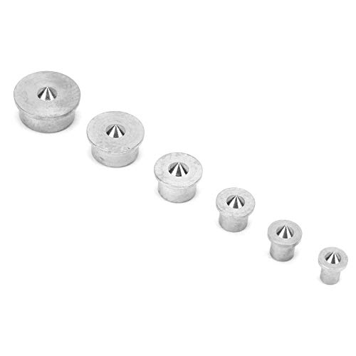 TIKATARER Dübelzentren, 6pcs Dübel Zentrieren Stift Dübel und Zapfen -Zentrum -Punkte Pin Holzbearbeitung 4 Mm Bis 12 Mm Tenon Center Set von TIKATARER