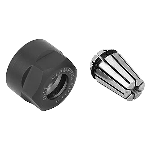 TIKATARER ER11 Collet, ER11 Chuck Collets Feder Set Klemmmuttern Drehsteile für CNC -Mahlen -Gravurmaschine (3.175 mm Chuck) von TIKATARER