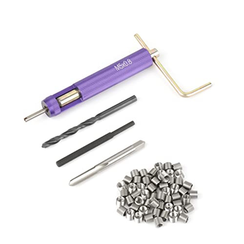 TIKATARER -Gewinde -Reparatur -Kit, 50pcs Edelstahl -Stahl -Draht -Draht -Helikschraube -Einsätze Gewinde Einsätze für Metall Reparatur Kit Reparatur Kit Einsatz Spule Set M5x2d TIKATARER -Gewinde -Reparatur -Kit, 50pcs Edelstahl -Stahl -Draht -Draht -Helikschraube -Einsätze Gewinde Einsätze für Metall Reparatur Kit Reparatur Kit Einsatz Spule Set M5x2d von TIKATARER