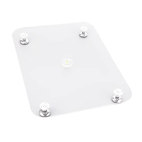 TIKATARER Harzhärtungsmaschine, Harznivellisplatte Harznivellierungstabelle Harz Tabelle Form Einstellbare Leveling -Tabelle mit Silikonmattenfarbe Acrylgähne (BLUE) von TIKATARER
