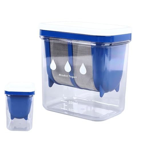 TIKATARER Joghurtsieb, Quadratische Joghurtfilterfiltermolker -Separator Glatte Filtration für Küchenmilchsaft Smoothie -Verwendung von TIKATARER