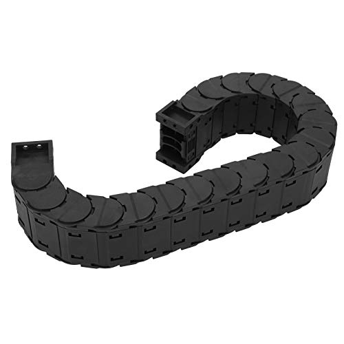 TIKATARER Kabelkette, Dragkette Vollgeschlossene Liegereiserie Kabel Dragkette Nylon Drahtträger Kabelspur -Schleppschleppungen (D30*50 Länge 0,7 m) von TIKATARER