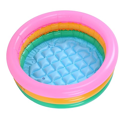TIKATARER Kiddie Pool, Babypool mit Hellem PVC -Schwimmbad für Schwimmen (L) von TIKATARER
