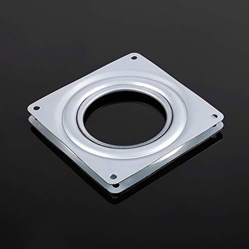 TIKATARER Lazy Susan Plattentable, 4 Zoll Breite Spinnplatten mit Stiller Design Lazy Susan Basis für Tisch, Computermonitor -Plattenspieler, Blumenanordnung, Kuchendekoration von TIKATARER