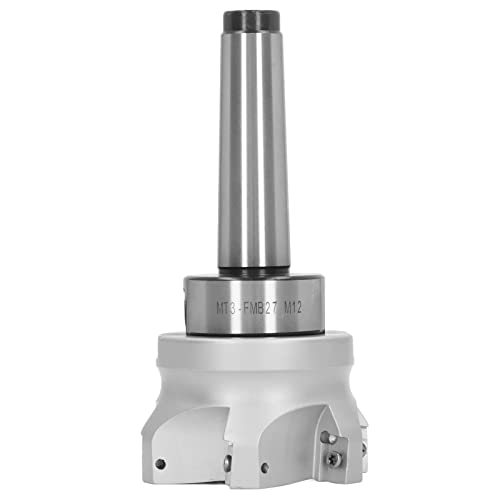 TIKATARER Millner -Werkzeuge, Mahlschneiderhalter Set End Mills MT3 FMB27 Mühlenhalter BAP 400R 80 27 6T Gesichtsmühlenschneider mit 1604APMT -Einsätzen von TIKATARER